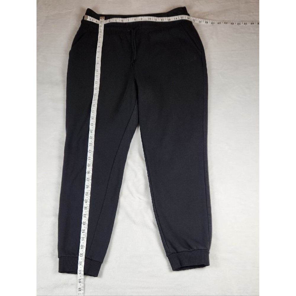GUESS Black Logo Sweat Joggers with Branded Waistband Size Large - Picture 8 of 8